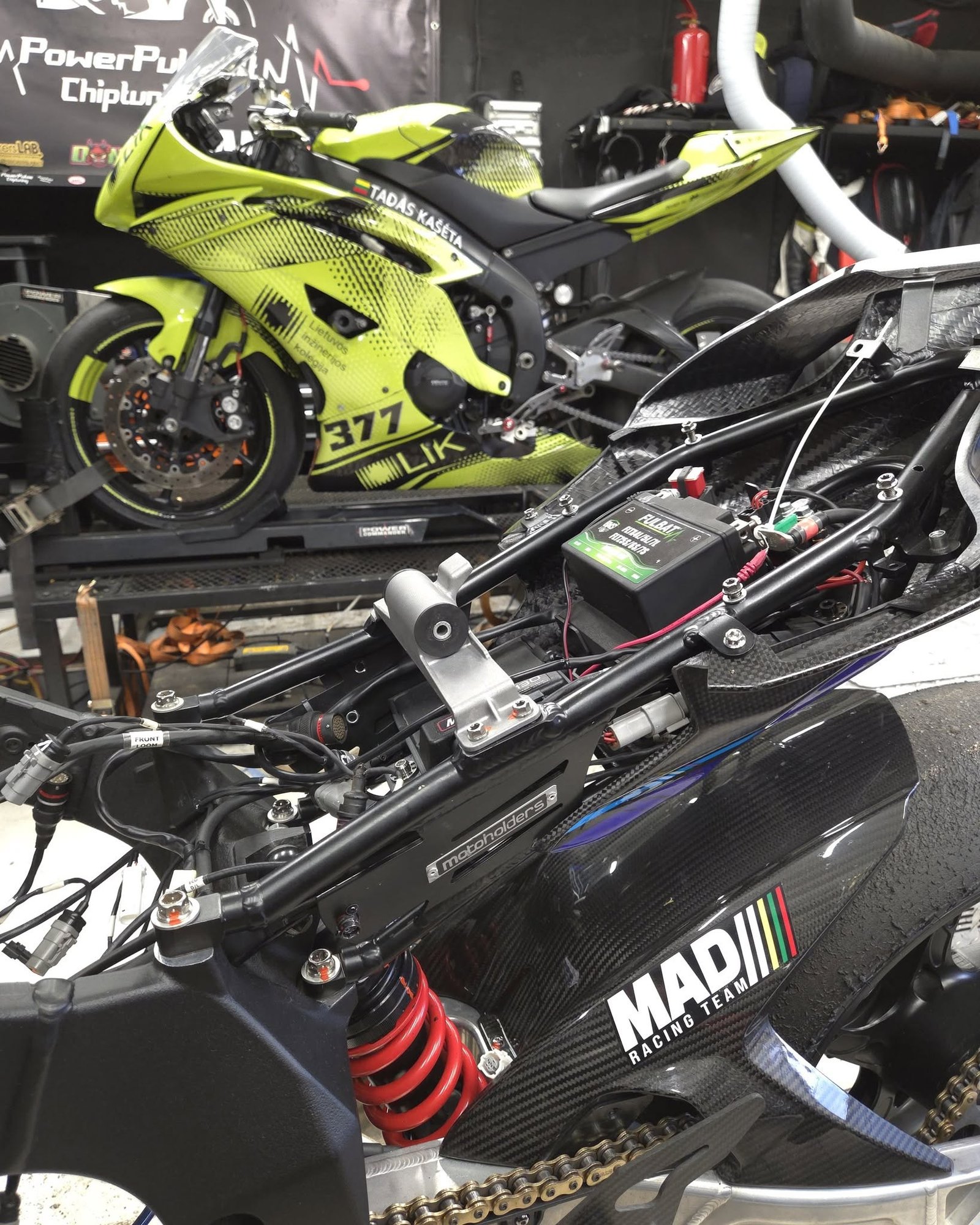 Motociklo ECU programavimas PowerPulse dirbtuvėse
