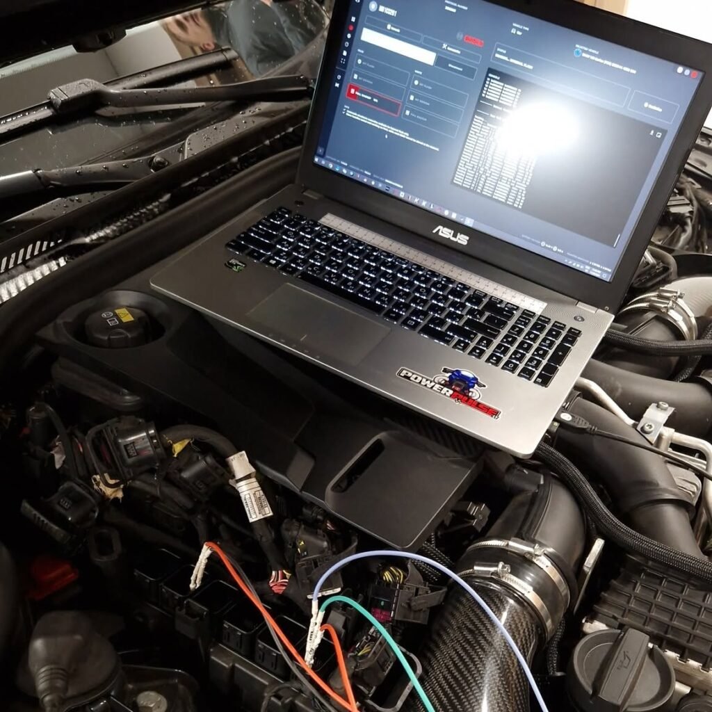 BMW M5 F90 variklio valdymo programavimas PowerPulse dirbtuvėse