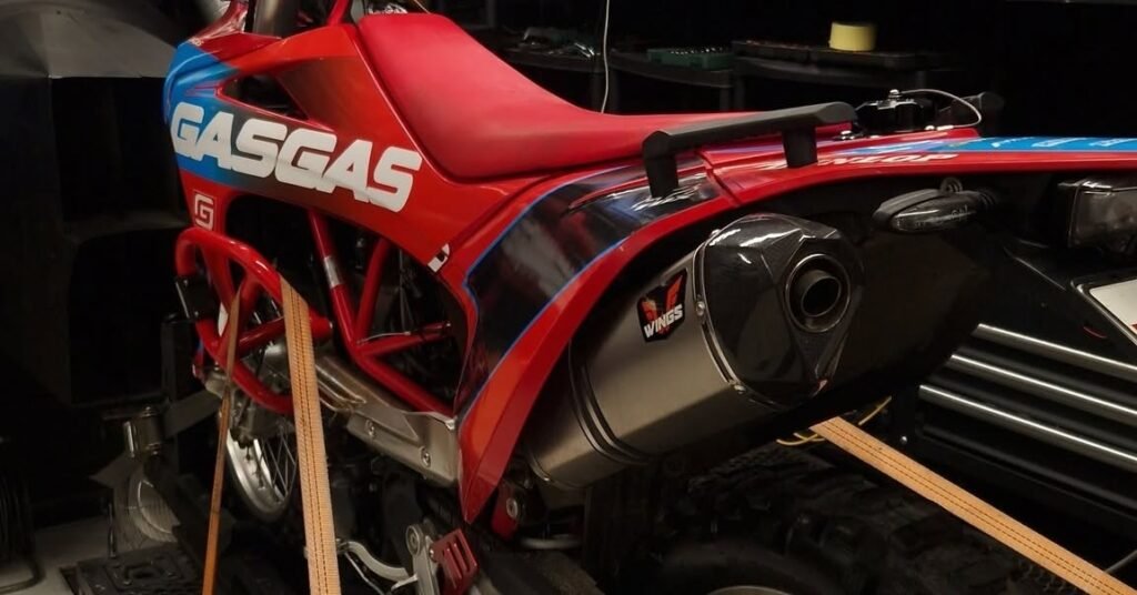 GasGas 700 2022 motociklas PowerPulse dirbtuvėse